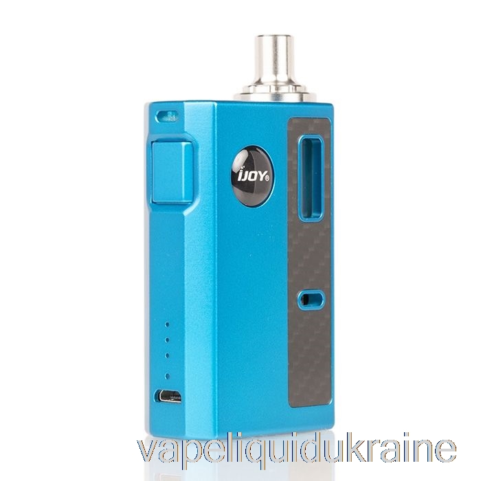 Vape Liquid Ukraine iJoy MERCURY 12W AIO Pod System Blue Carbon